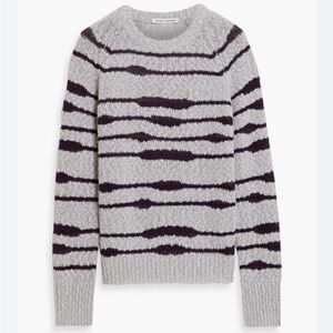 Autumn Cashmere Striped Sweater, XS